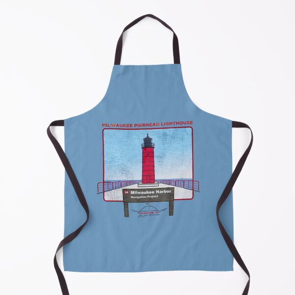 Artikelvorschau, Milwaukee Pierhead Lighthouse • Yah Yah Milwaukee, WI! entworfen und verkauft von MKE Rhine Maiden • Grumble Services, LLC..