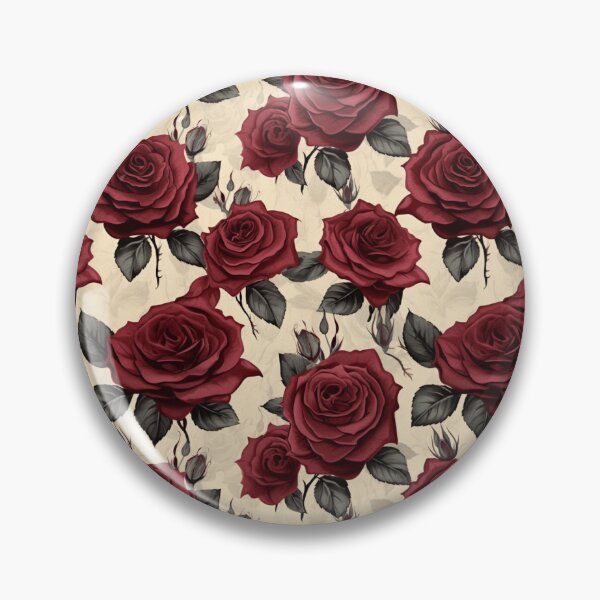Item preview, Gothic Vintage Red Rose Pattern designed and sold by ShopLizCreates.