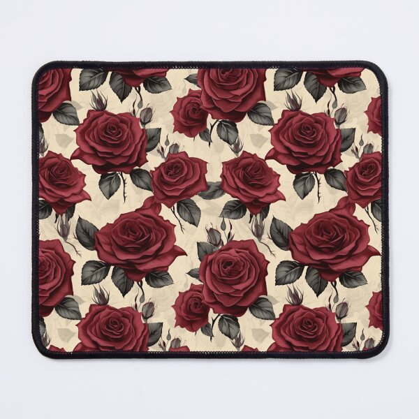 Item preview, Gothic Vintage Red Rose Pattern designed and sold by ShopLizCreates.