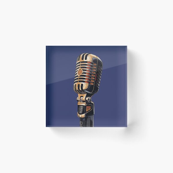 Item preview, Vintage Vibes: Nostalgic Microphone designed and sold by Griffin Door.