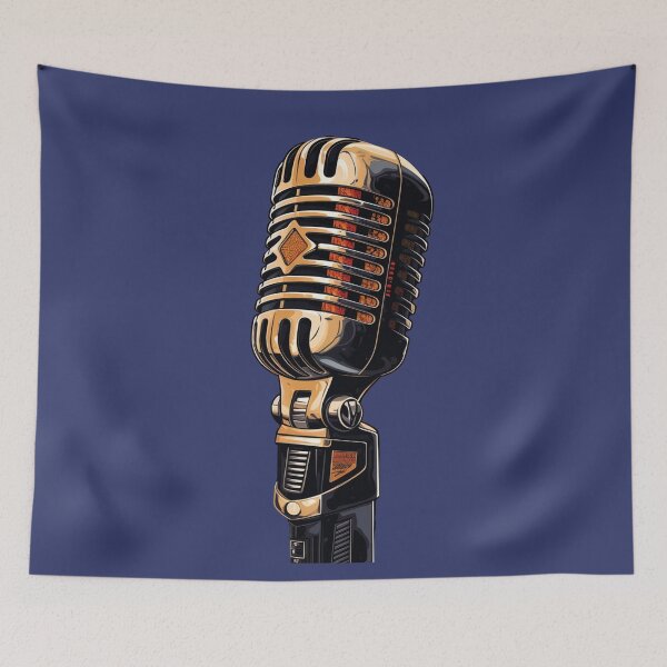Item preview, Vintage Vibes: Nostalgic Microphone designed and sold by Griffin Door.