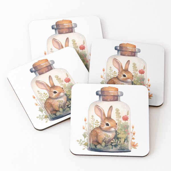 Item preview, Bunny in a bottle designed and sold by *~*MagicCorner*~*.