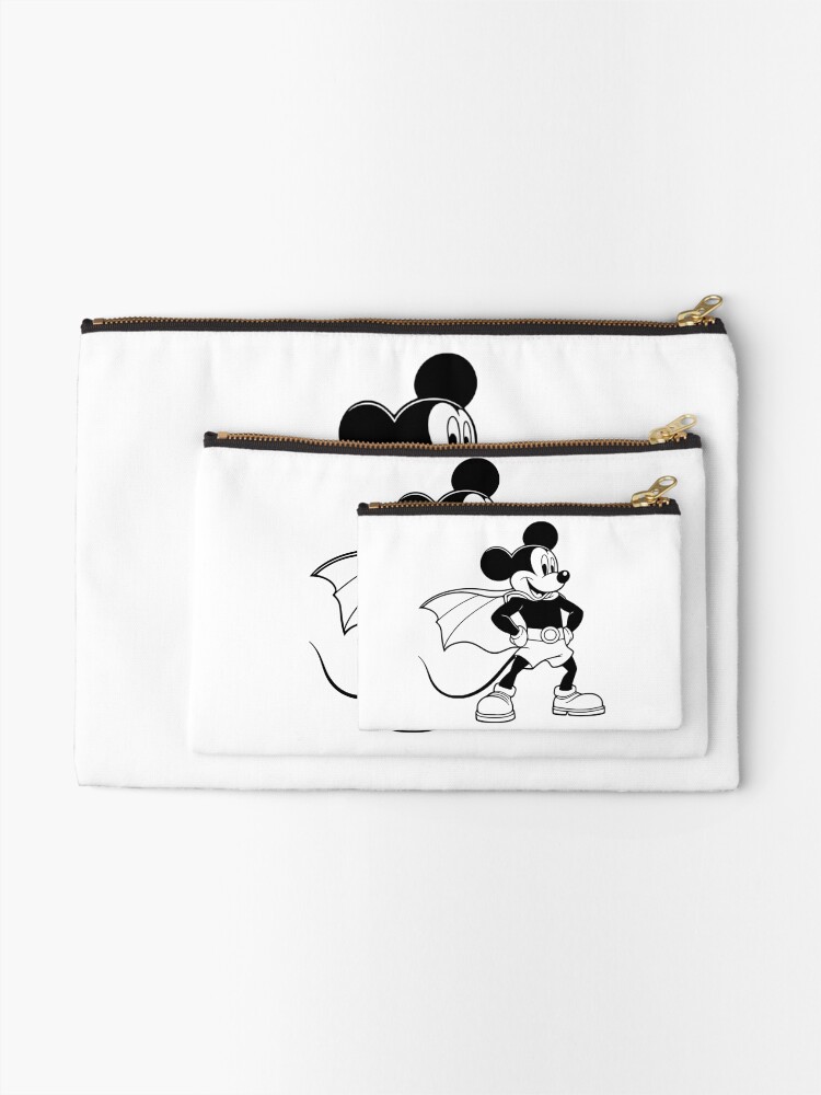 Thumbnail 2 of 4, Zipper Pouch, Super Mouse Guy designed and sold by DesignAFind.