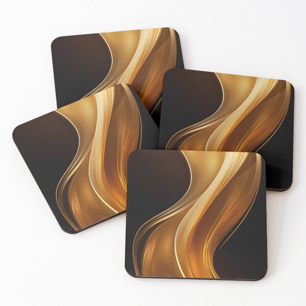 Item preview, Molten Elegance: Liquid Gold Abstract designed and sold by PleasingVisuals.
