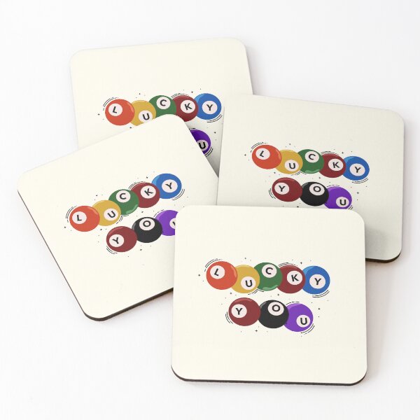 Item preview, Lucky You Pool Balls  designed and sold by wmilyyy.