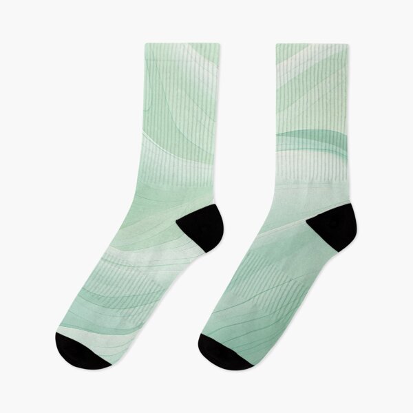 Item preview, Mint Breeze: Soothing Green Curvature designed and sold by PleasingVisuals.