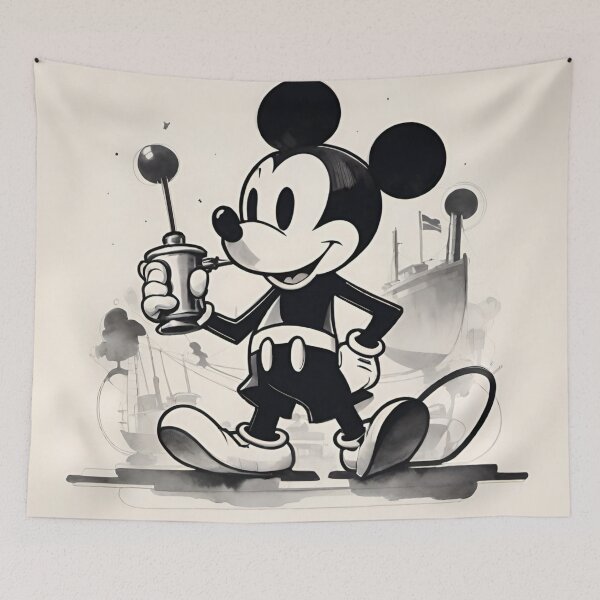 Item preview, Steamboat Willie 1928 designed and sold by ShenGha-design.
