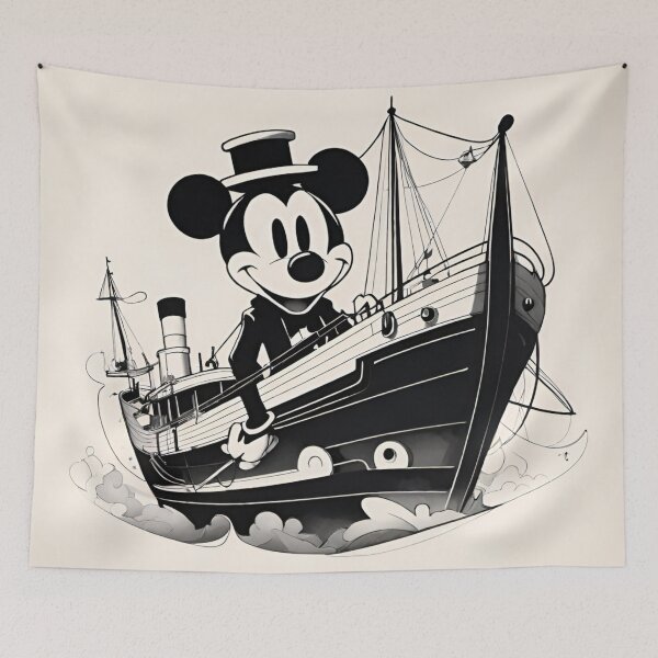 Item preview, Steamboat Willie 1928 designed and sold by ShenGha-design.