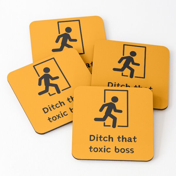 Item preview, Ditch that toxic boss designed and sold by skuke ly.