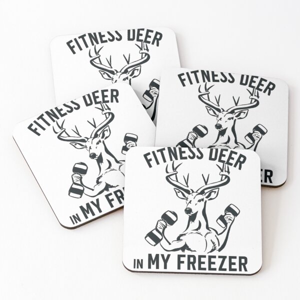 Item preview, Fitness Deer in My Freezer Elegant Cursive  designed and sold by Pawel Oska.