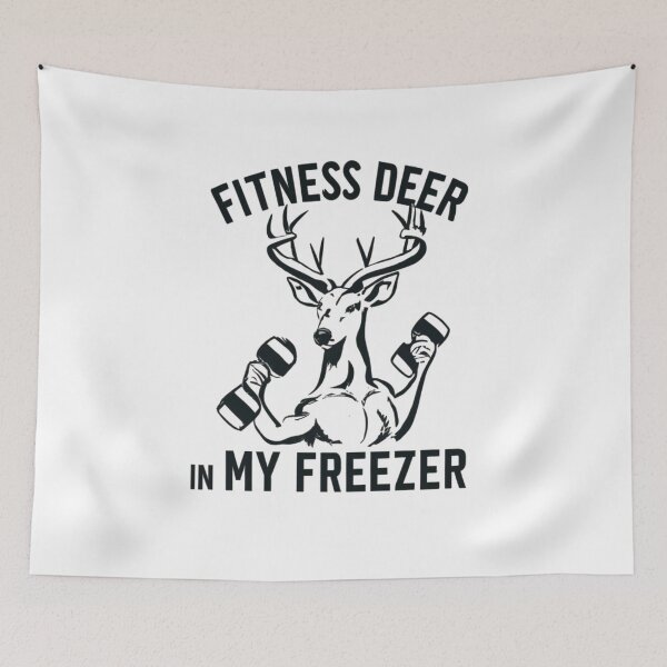 Item preview, Fitness Deer in My Freezer Elegant Cursive  designed and sold by Pawel Oska.
