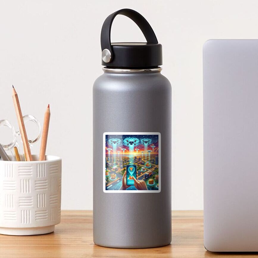 Item preview, Glossy Sticker designed and sold by TeeMugs3.