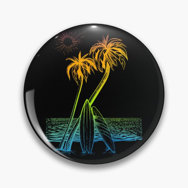 Item preview, Surf-Fueled Palm Trees designed and sold by Sun Sand & Sea Art.