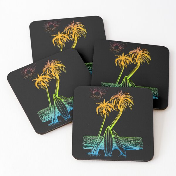 Item preview, Surf-Fueled Palm Trees designed and sold by Sun Sand & Sea Art.
