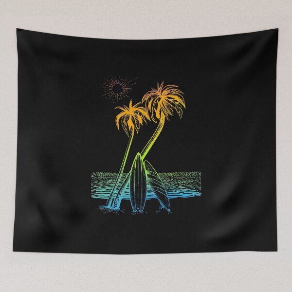 Item preview, Surf-Fueled Palm Trees designed and sold by Sun Sand & Sea Art.
