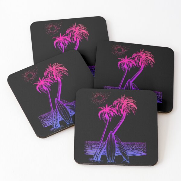 Item preview, Surfside Elegance: Embrace Summer Vibes with Palm Tree Silhouettes designed and sold by Sun Sand & Sea Art.