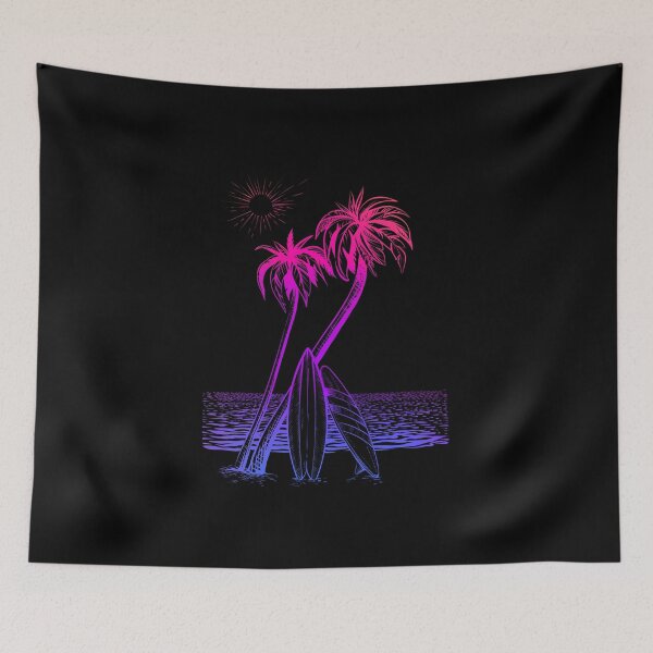 Item preview, Surfside Elegance: Embrace Summer Vibes with Palm Tree Silhouettes designed and sold by Sun Sand & Sea Art.