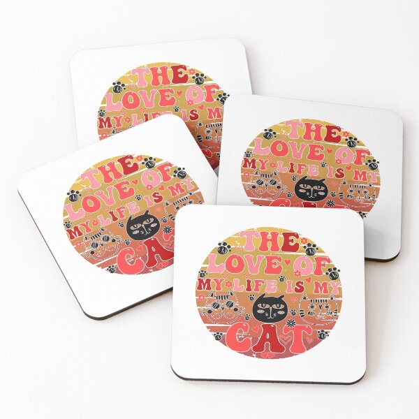 Item preview, The Love Of My Life Is My Cat, funny gift for Cat lover &  Sunset designed and sold by ArtByKatti.