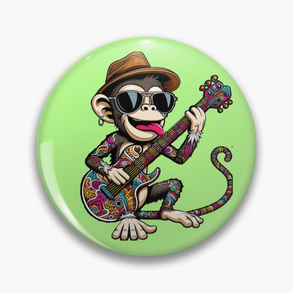 Item preview, the guitarist monkey designed and sold by ONIX23.