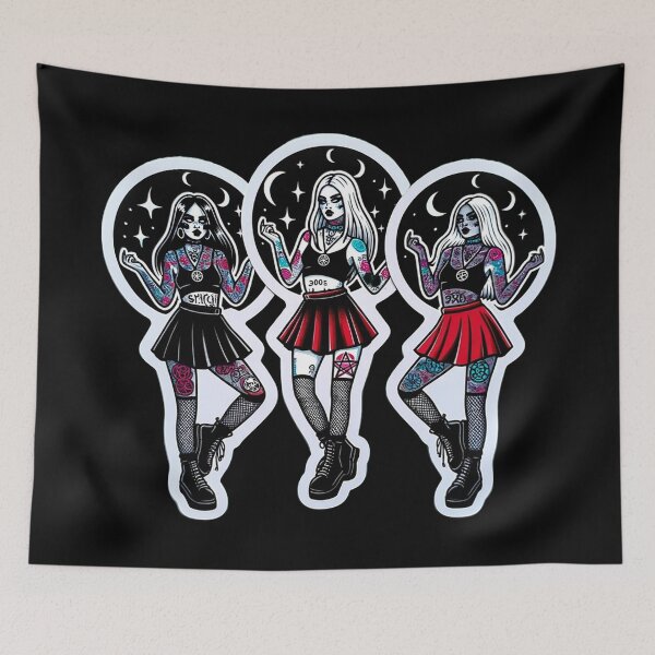 Item preview, Trio of Wiccans designed and sold by PinUpPizzazz.