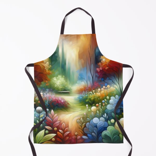 Item preview, Eternal Garden Bliss: Serene Naturalistic Planting Art Canvas designed and sold by ElLocoMus.