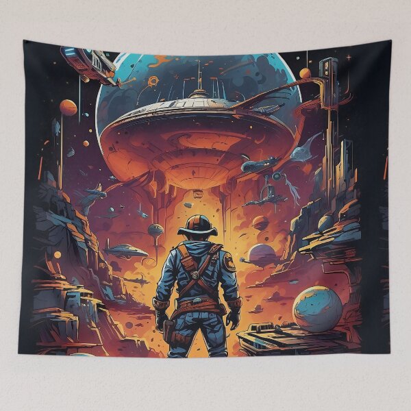 Item preview, Stellar Frontier: Odyssey of a Space Voyager designed and sold by ArtComixHaven.