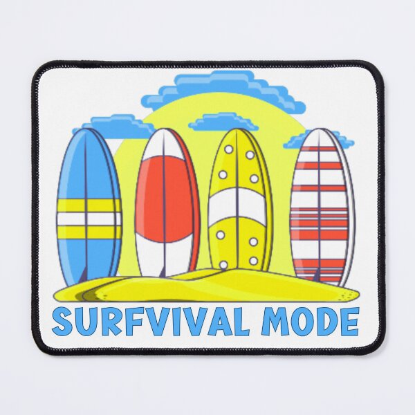 Artikelvorschau, Surfvival Tactics: Wellenreiten und Leben mit Stil! Surfvivor-Modus entworfen und verkauft von Sun Sand & Sea Art.