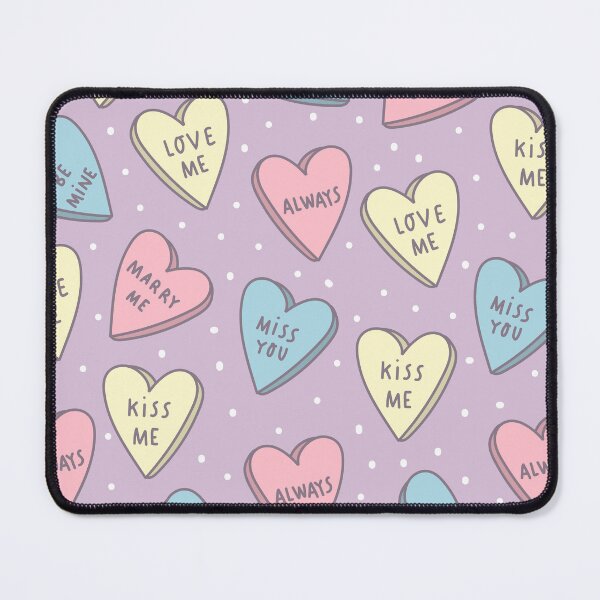 Item preview, pastel valentines day heart candy designed and sold by Gossip Rag.