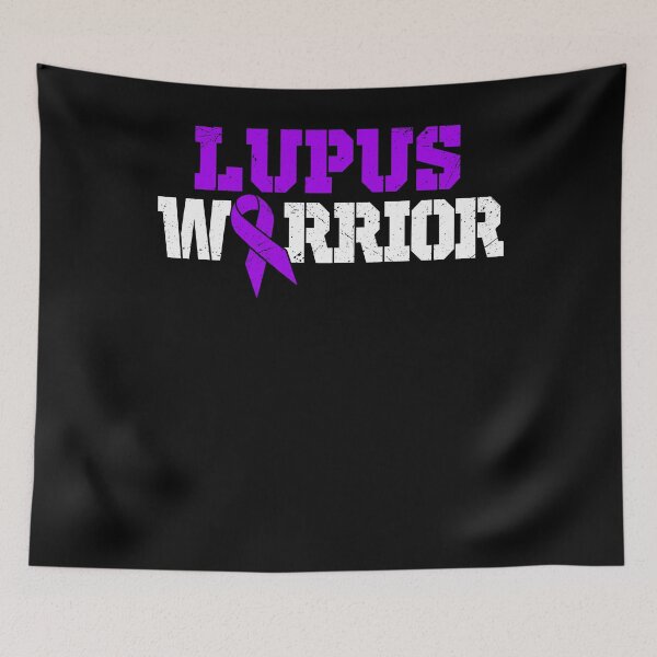 Item preview, Lupus Warrior - SLE Lupus Awareness Support Month Ribbon designed and sold by MobyStickers.