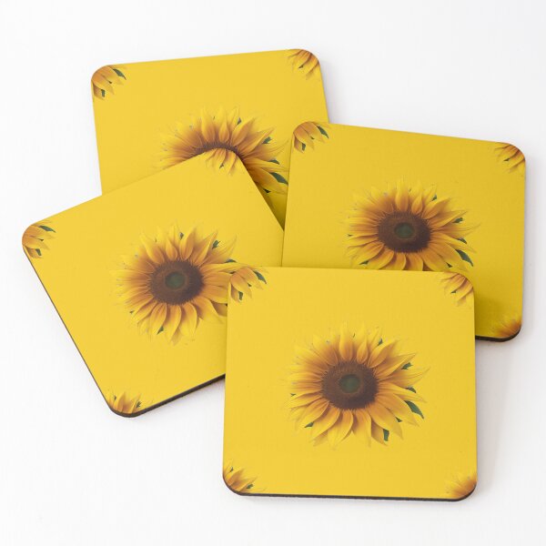 Item preview, sunflowers pattern in yellow background summer time spring style designed and sold by Carlos Gudino.