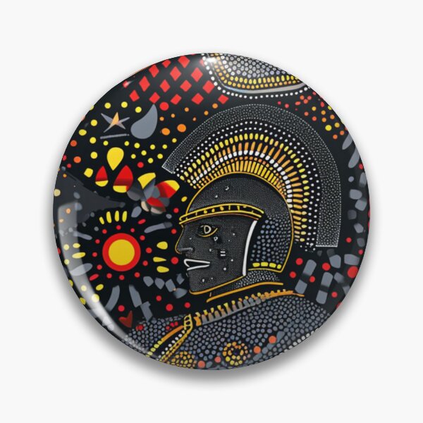 Item preview, Aboriginal Dot Art - Knight in Armor designed and sold by Nicholas Panek.