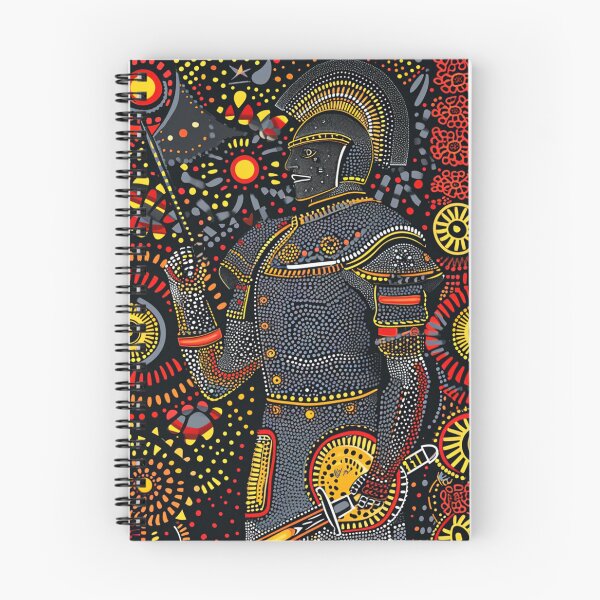Item preview, Aboriginal Dot Art - Knight in Armor designed and sold by Nicholas Panek.