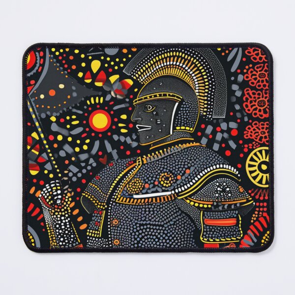 Item preview, Aboriginal Dot Art - Knight in Armor designed and sold by Nicholas Panek.