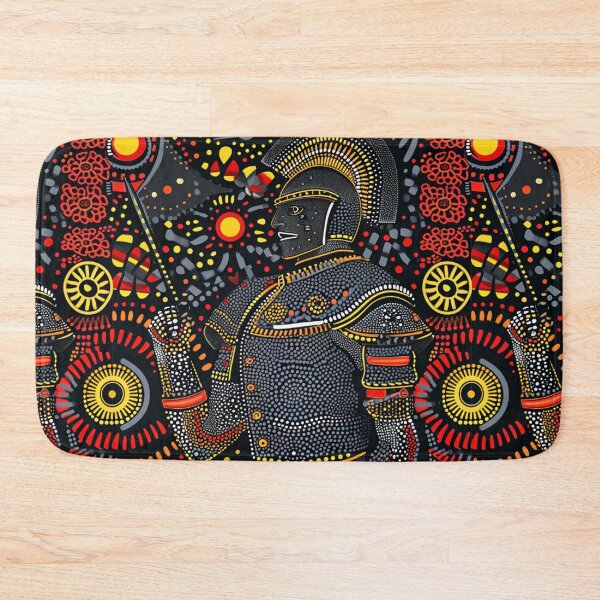 Item preview, Aboriginal Dot Art - Knight in Armor designed and sold by Nicholas Panek.