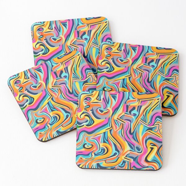Item preview, Abstract Colorful Chaos Pattern designed and sold by calibrit.