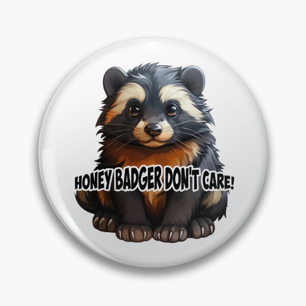 Item preview, Honey Badger Don't Care! (Cute) designed and sold by prissipix.