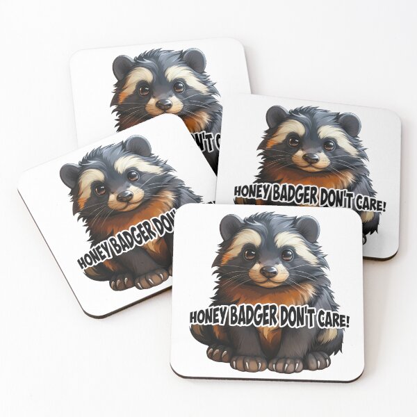 Item preview, Honey Badger Don't Care! (Cute) designed and sold by prissipix.