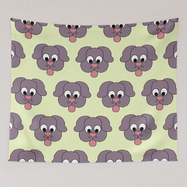 Item preview, funny dog pattern designed and sold by azet-art.