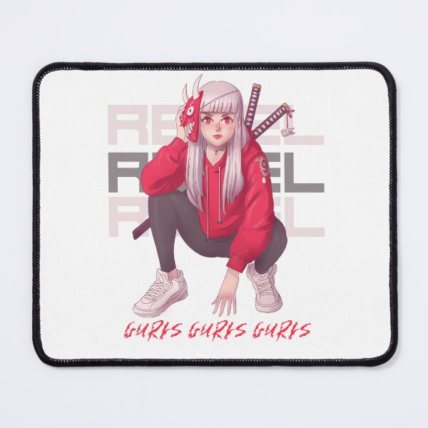 Item preview, Girl with Katanas and Red Sweatshirt designed and sold by Rebel Gurl.