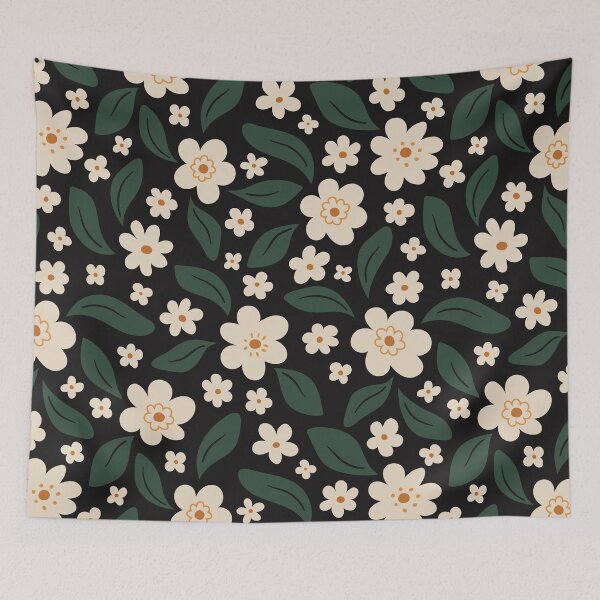 Item preview, Moody Flower Pattern designed and sold by greenoriginals.