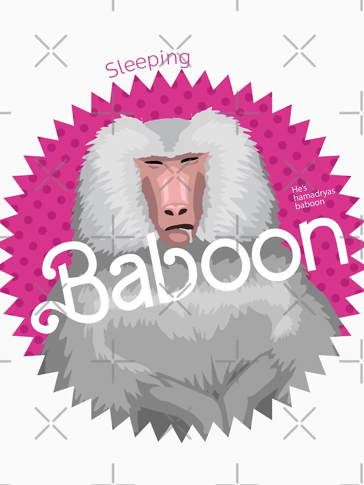 Thumbnail 7 of 7, Classic T-Shirt, Sleeping Baboon Parody Movie designed and sold by SUPERHERON.