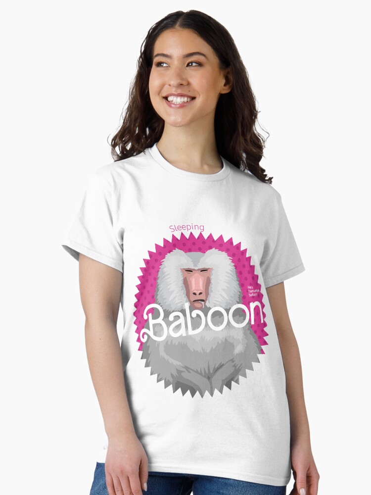 Thumbnail 2 of 7, Classic T-Shirt, Sleeping Baboon Parody Movie designed and sold by SUPERHERON.