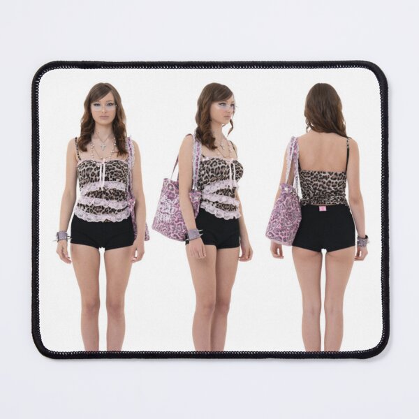 Item preview, gyaru leopard lace top designed and sold by stars4stars.