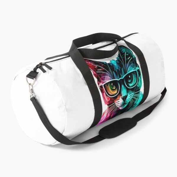 Item preview, Geek cat colorful painting designed and sold by GeekWardrobe.