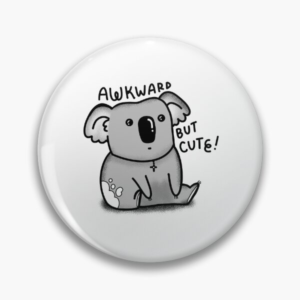 Item preview, Awkward but cute! little grey koala designed and sold by jazzydevil.