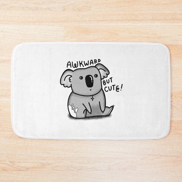 Item preview, Awkward but cute! little grey koala designed and sold by jazzydevil.
