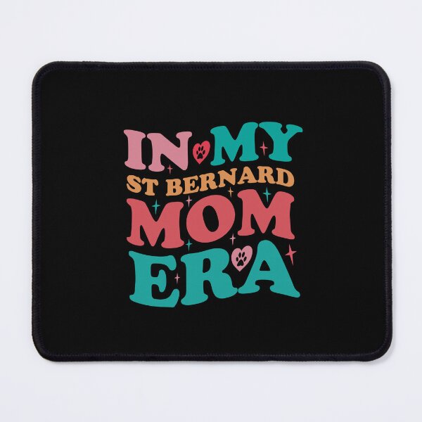 Item preview, In My St Bernard Mom Era Groovy Retro Gift designed and sold by Guarddogdrive.