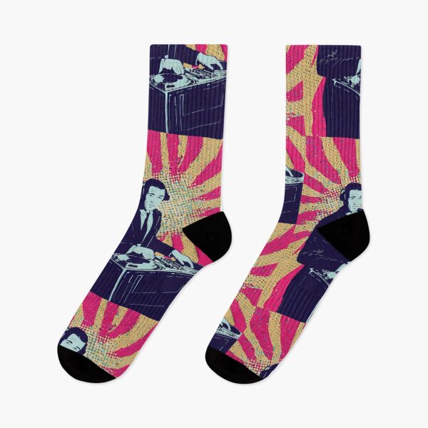 Item preview, DJ playing old vinyl deck. Party Discotheque Nightclub Pop Art designed and sold by StudioEsMoncher.
