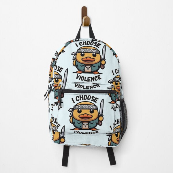 Item preview, I Choose Violence Funny Duck designed and sold by Fictio ⭐⭐⭐⭐⭐.