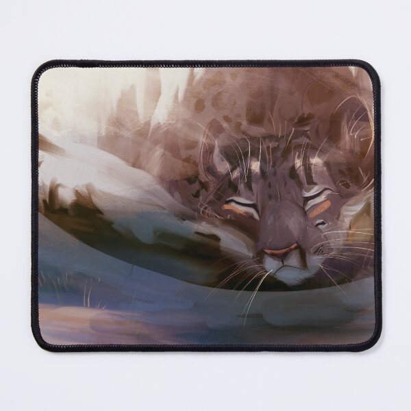Item preview, Snow Leopard under a Blanket of Snow designed and sold by ArtofHafi.
